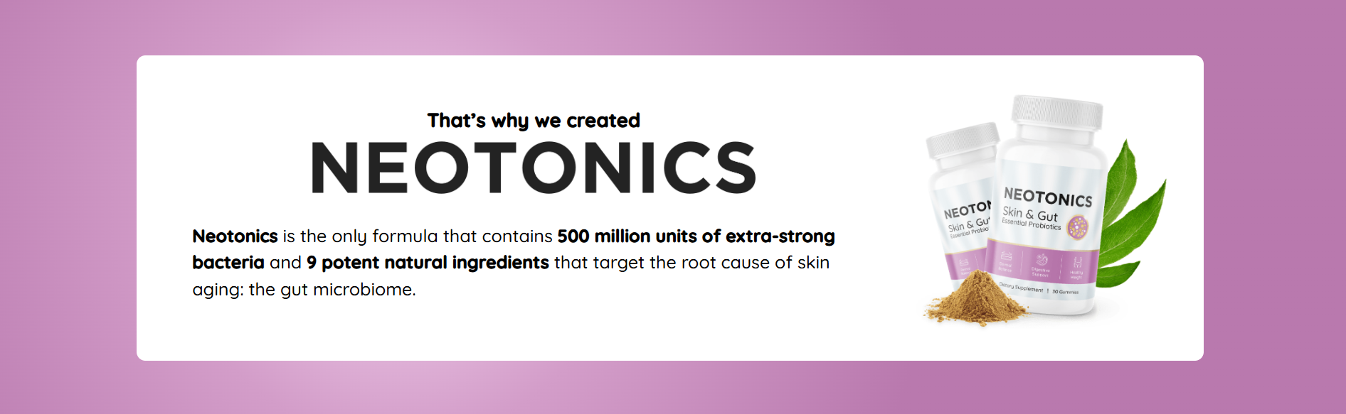 Neotonics: Where Inner Wellness Meets Outer Beauty